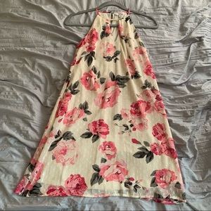 Rose floral dress